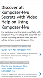 Mobile Screenshot of kompozer-nvu.blogspot.com