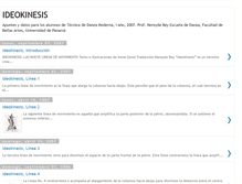 Tablet Screenshot of ideokinesis.blogspot.com