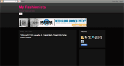 Desktop Screenshot of myfashionista1.blogspot.com