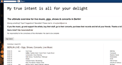Desktop Screenshot of mytrueintent.blogspot.com