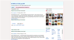 Desktop Screenshot of kumpulanptk.blogspot.com