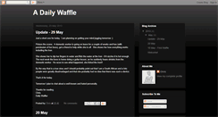 Desktop Screenshot of dailywaffle.blogspot.com