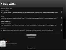 Tablet Screenshot of dailywaffle.blogspot.com