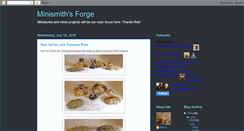 Desktop Screenshot of minismithsforge.blogspot.com
