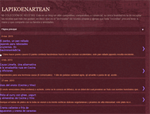 Tablet Screenshot of lapikoenartean.blogspot.com