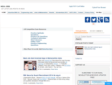 Tablet Screenshot of indianjobsportals.blogspot.com