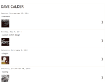 Tablet Screenshot of davecalder.blogspot.com