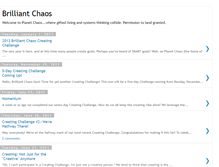 Tablet Screenshot of brilliant-chaos.blogspot.com