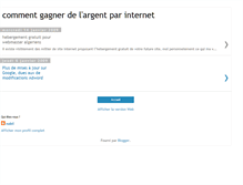 Tablet Screenshot of gagner-par-internet.blogspot.com