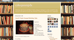 Desktop Screenshot of cakequeenpdx.blogspot.com