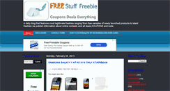 Desktop Screenshot of freestuff-freebie.blogspot.com