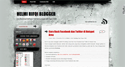 Desktop Screenshot of helmirifqiblogger.blogspot.com