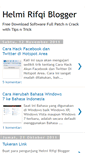 Mobile Screenshot of helmirifqiblogger.blogspot.com