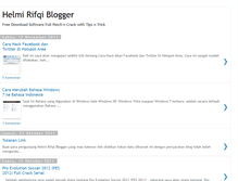 Tablet Screenshot of helmirifqiblogger.blogspot.com