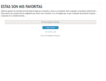 Tablet Screenshot of estassonmisfavoritas.blogspot.com