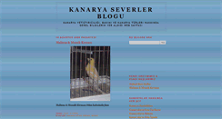 Desktop Screenshot of kanaryaseverler.blogspot.com