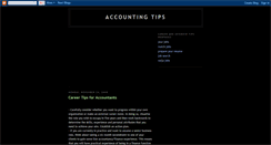 Desktop Screenshot of accountingtip.blogspot.com