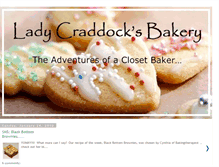 Tablet Screenshot of ladycraddocksbakery.blogspot.com