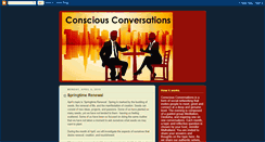 Desktop Screenshot of consciousconversations.blogspot.com