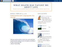 Tablet Screenshot of deathasmyteacher.blogspot.com