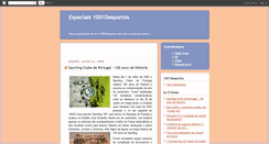 Desktop Screenshot of especiais1001desportos.blogspot.com