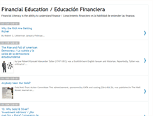 Tablet Screenshot of educacionfinancieraxxi.blogspot.com