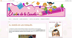 Desktop Screenshot of elcolordelaescuela.blogspot.com