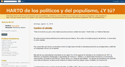 Desktop Screenshot of no-al-populismo.blogspot.com