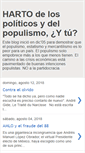 Mobile Screenshot of no-al-populismo.blogspot.com