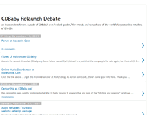 Tablet Screenshot of cdbabyrelaunchdebate.blogspot.com