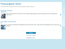 Tablet Screenshot of preisvergleich-strom.blogspot.com