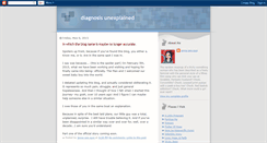 Desktop Screenshot of diagnosisunexplained.blogspot.com