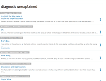 Tablet Screenshot of diagnosisunexplained.blogspot.com