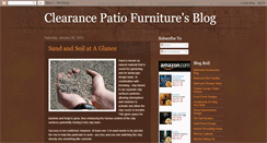 Desktop Screenshot of clearance-patio-furniture.blogspot.com