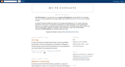 Desktop Screenshot of myfbcontacts.blogspot.com