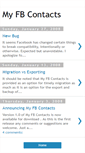 Mobile Screenshot of myfbcontacts.blogspot.com