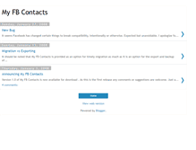 Tablet Screenshot of myfbcontacts.blogspot.com