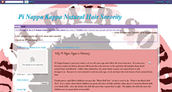 Desktop Screenshot of naturalhairsorority.blogspot.com