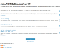 Tablet Screenshot of mallardshoresassociation.blogspot.com