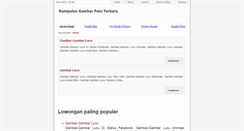 Desktop Screenshot of gambarfototerbaru.blogspot.com