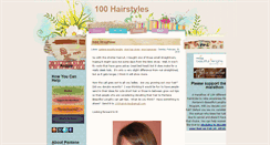 Desktop Screenshot of 100hairstyles.blogspot.com