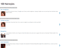 Tablet Screenshot of 100hairstyles.blogspot.com