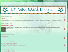 Tablet Screenshot of lilmissmack.blogspot.com