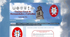 Desktop Screenshot of consejohermandadeslora.blogspot.com