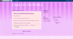 Desktop Screenshot of casadevictoria.blogspot.com