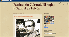 Desktop Screenshot of patrimonioculturalhistoricoynatural.blogspot.com