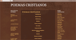 Desktop Screenshot of poemascristianosk.blogspot.com