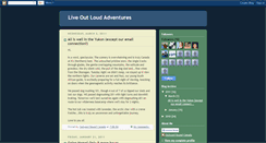 Desktop Screenshot of liveoutloudadventures.blogspot.com