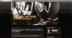 Desktop Screenshot of anactorsnotebook.blogspot.com
