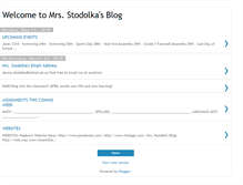 Tablet Screenshot of mrsstodolkasblog.blogspot.com